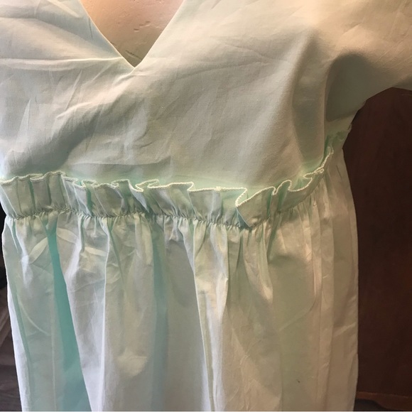 NWT - V-Neck Smock Skater Dress - Green - Size 10 - Picture 2 of 7